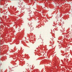 Roselyn - Floral Taupe Red - More Details