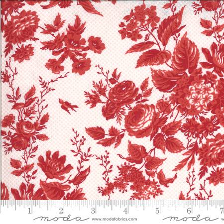 Roselyn - Floral Rose Red