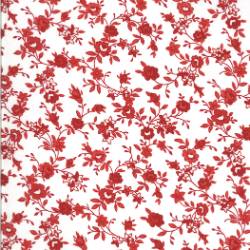 Roselyn - Flower Vine Cream Red - More Details