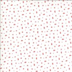 Roselyn - Tiny Calico Cream Red - More Details