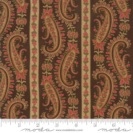 Rosewood - Chocolate Paisley Stripe - SAVE 25% During our BLOWOUT SALE!