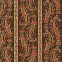 Rosewood - Chocolate Paisley Stripe - SAVE 25% During our BLOWOUT SALE! - More Details