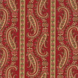 Rosewood - Cherry Paisley Stripe - SAVE 25% During our BLOWOUT SALE! - More Details