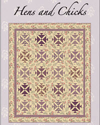 Hens And Chicks Quilt Kit Featuring Susanna's Scraps by Betsy Chutchian - More Details