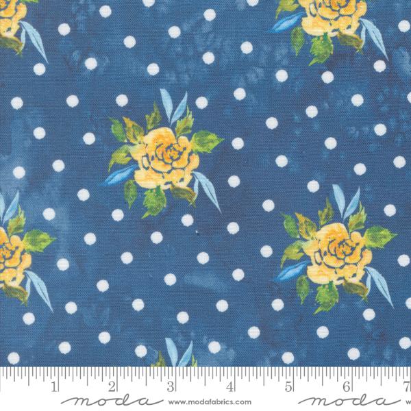 Sunshine and Blue Skies - Lake Rosey Dots Canvas