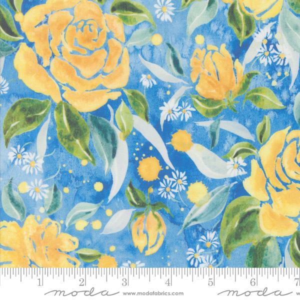 Sunshine and Blue Skies - Bluebell Rose Upon Rows