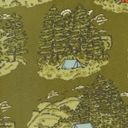 The Great Outdoors - Vintage Camping Landscape and Nature Tents Camping Fire Forest - More Details