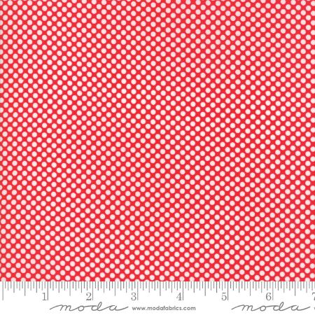 Vintage Holiday - Flannel Red Dot - SAVE 25% 26