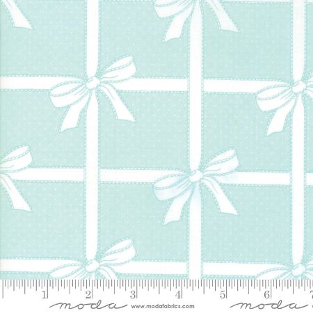 Vintage Holiday - Cotton Aqua Wrapped Up - SAVE 25% During our BLOWOUT SALE!