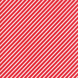 Vintage Holiday - Flannel  Red Bias Candy Stripe - SAVE 25% During our BLOWOUT SALE! - More Details