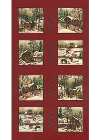 Winter White - 24 x 44 Panel Crimson
