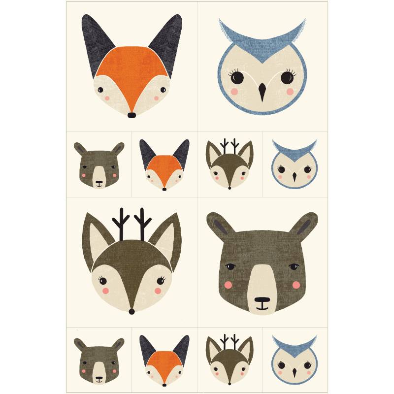 Woodland Wonder - Cloud Bobble Heads Panel