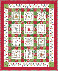 Christmas Joy Flannel Quilt Kit - More Details