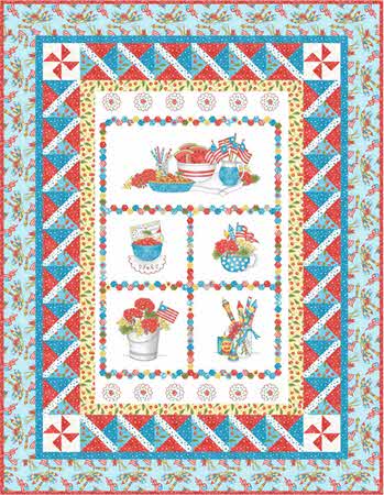 All Lit Up Quilt Kit (Back Porch Celebration)