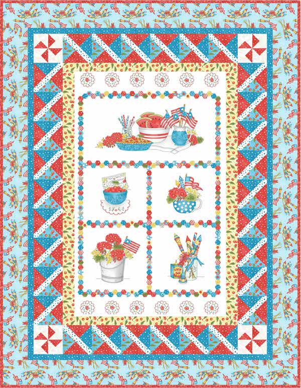 All Lit Up Quilt Kit by Meg Hawkey for Maywood Studio