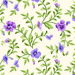Emma's Garden - Cream Tailing Pansy - More Details