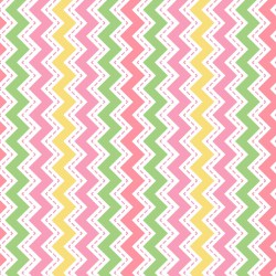 Lil' One Flannel Too - Pink Zig Zag - More Details