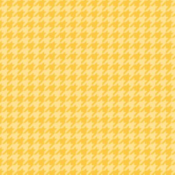 Lil' One Flannel Too - Yellow Houndstooth