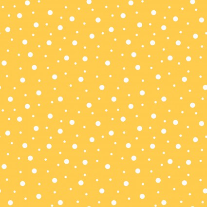 Lil' One Flannel Too - Yellow Random dots
