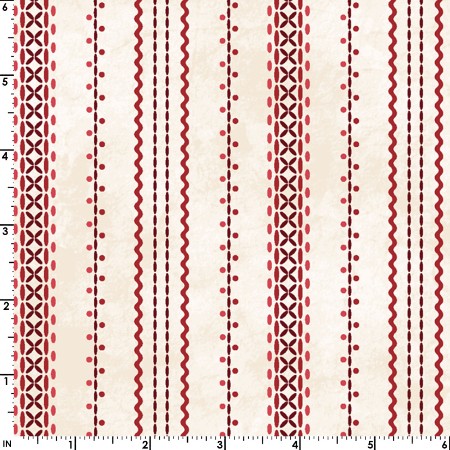 The Little Things - Natural/Red Stitched Ticking