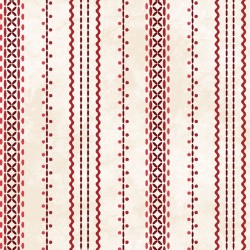 The Little Things - Natural/Red Stitched Ticking - More Details