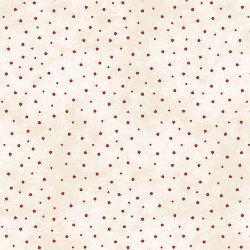The Little Things - Natural/Red Sprinkled Dots - More Details
