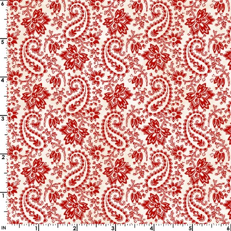 The Little Things - Natural/Red Paisley