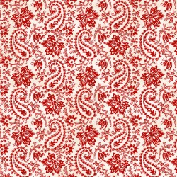 The Little Things - Natural/Red Paisley - More Details