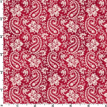 The Little Things - Red/Natural Paisley