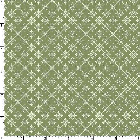 Vintage Flora - Sparkle Green
