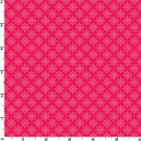 Vintage Flora - Sparkle Red