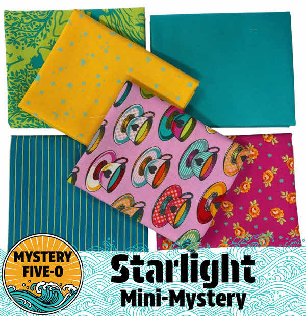 Starlight Mini-Mystery 5.0 Tula Pink Teacups Bundle