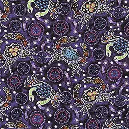 Down Under - Purple Aboriginal Crabs