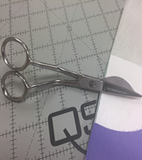 Quilter's Select Wave Applique Scissors - Left Handed