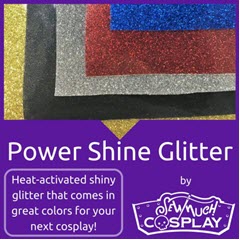 Power Shine Glitter - Fusible - Red