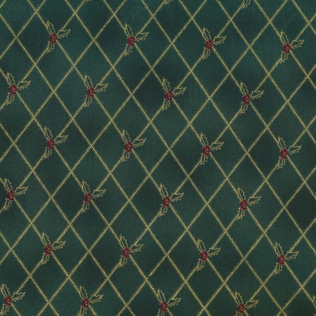 Stof Star Sprinkle - Green Gold Holly
