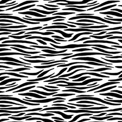 I'm Buggin' Out - Black/White Zebra Skin - More Details