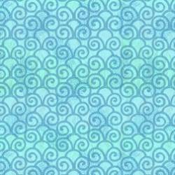 Color My World - Blue Monotone Swirl - More Details