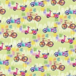 Color My World - Green Bikes, Cars & Scooters - More Details