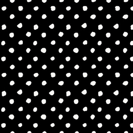 Dressed & Obsessed - Off White/Black Small Dots