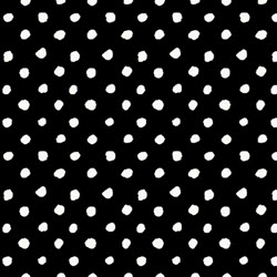 Dressed & Obsessed - Off White/Black Small Dots - More Details
