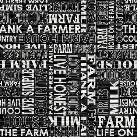 Farmstead - Black Words