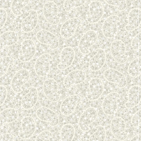 Field of Seams by Judy Gauthier - Ecru Calico Paisley