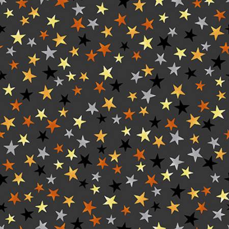 Midnight Magic - Charcoal/Multi Stars