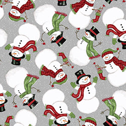 Snow Merry - Multi Tossed Snowmen - More Details
