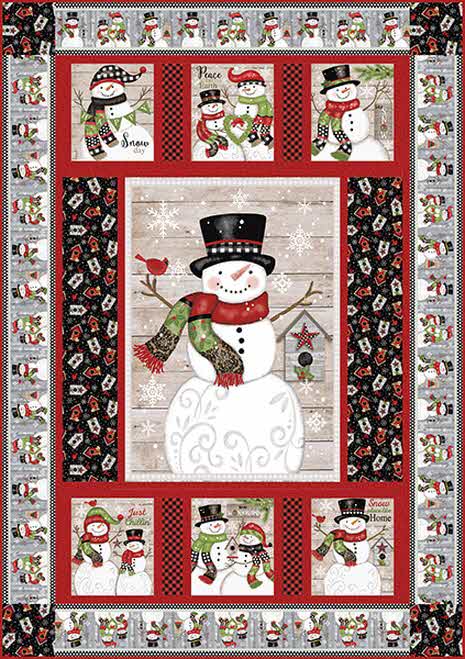 Snow Place Like Home Quilt Kit by Sharla Fults