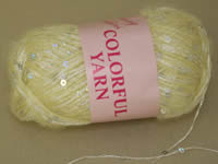 Sequin Yarn Yellow